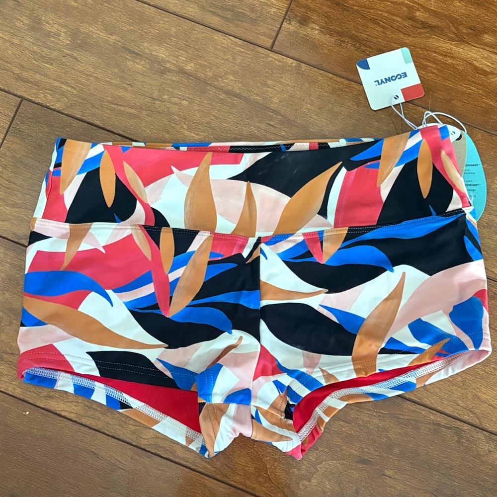 PrAna Boyshort Swim Bottoms S